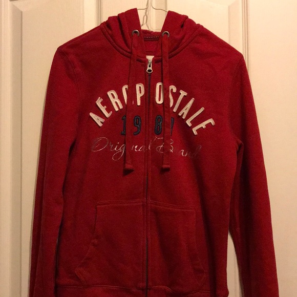 Red Aeropostale Women’s M Hoodie - Picture 2 of 5